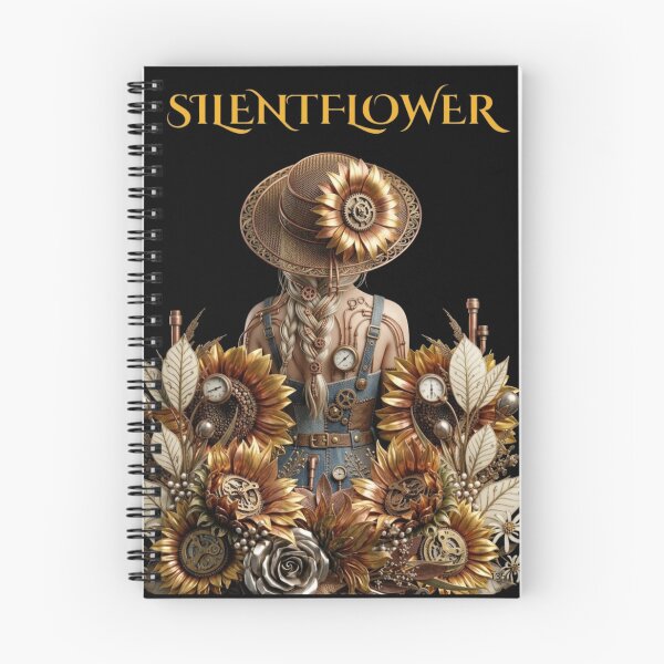Item preview, ​Steampunk Sunflower Girl Celestial Golden Aesthetic Art designed and sold by SilentFlower.