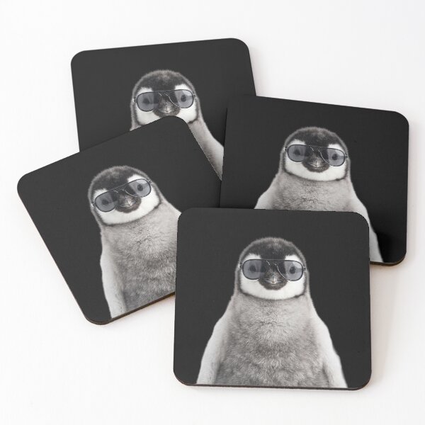 Item preview, Cute Baby Penguin Wearing Sunglasses Funny designed and sold by RareLavender.