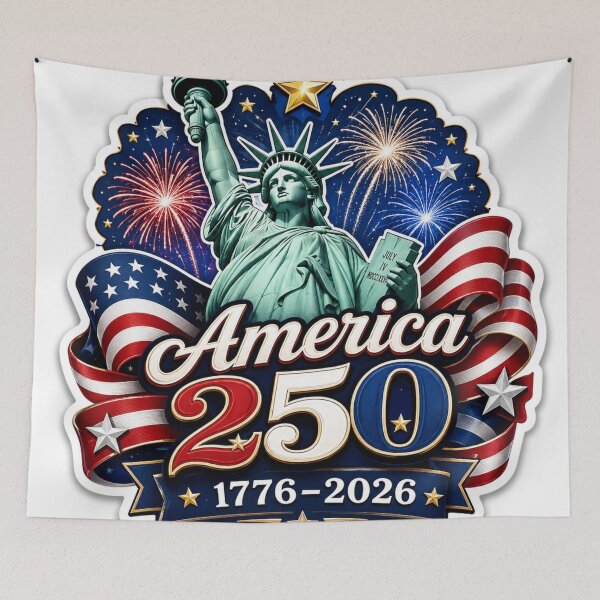 Item preview, America 250 Lady Liberty Sticker 1776–2026 designed and sold by Buttonquill.