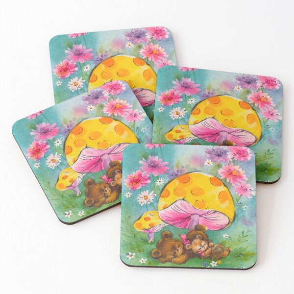Item preview, Vintage Fantasy Bears Napping Art designed and sold by reganisit.
