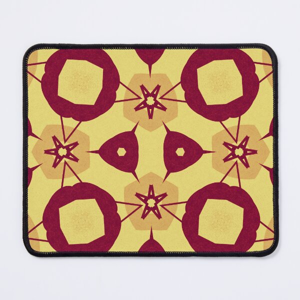 Item preview, Retro Yellow Confetti Pattern designed and sold by Shy Fractal Designs.