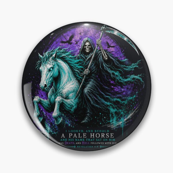 Item preview, The Pale Horse | Revelation 6:8 designed and sold by Sanctum Icons.