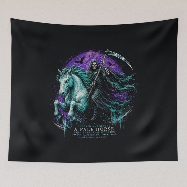 Item preview, The Pale Horse | Revelation 6:8 designed and sold by Sanctum Icons.