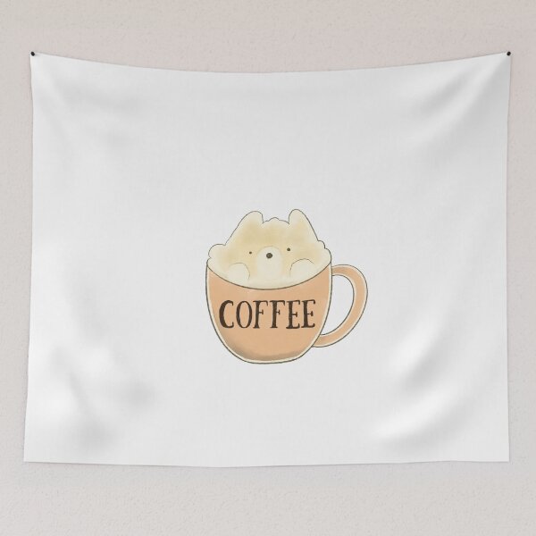 Item preview, Coffee, Cats & Pure Happiness – Cute Cat Coffee Design designed and sold by Asmanasser.
