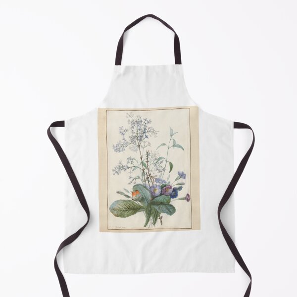 Item preview, Bouquet of Flowers with Insects Botanical Illustration designed and sold by TheRetroArtRoom.