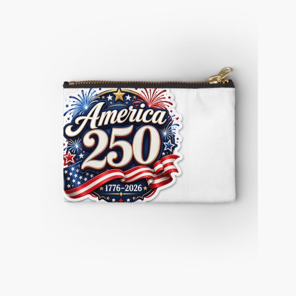 Item preview, America 250 Patriotic Fireworks Sticker 1776–2026 designed and sold by Buttonquill.