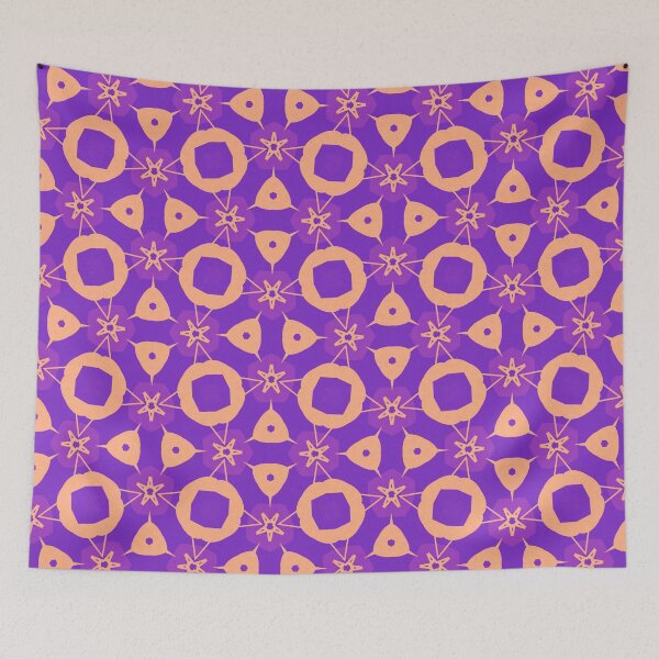 Item preview, Retro Purple Confetti Pattern designed and sold by Shy Fractal Designs.