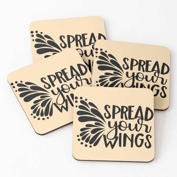 Item preview, Spread Your Wings Butterfly Typography designed and sold by VibeShift Studio.