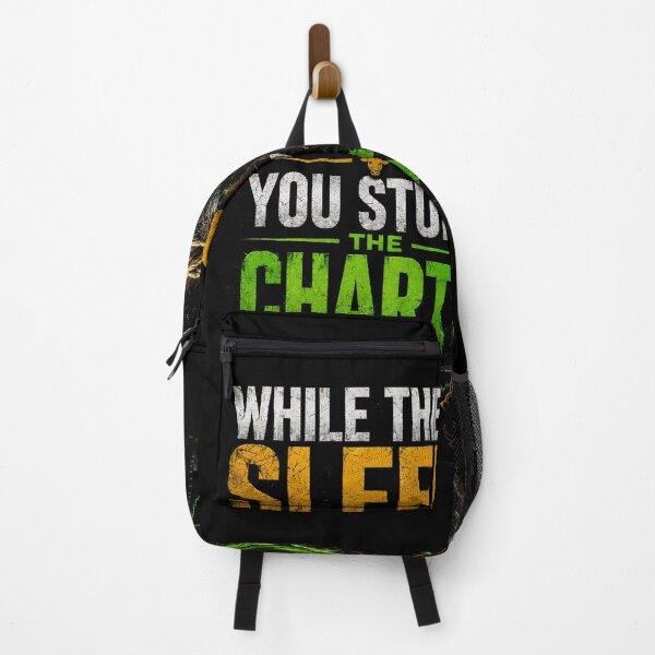 Item preview, While They Sleep You Study the Charts Trading Quote designed and sold by PipForgeStudio .