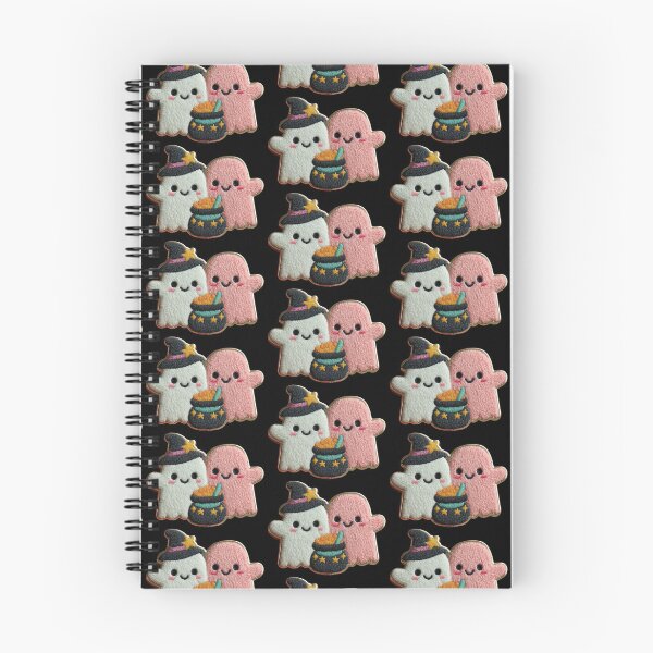 Item preview, Cute Kawaii Ghosts Celebrating Halloween Magic designed and sold by colorful-white.