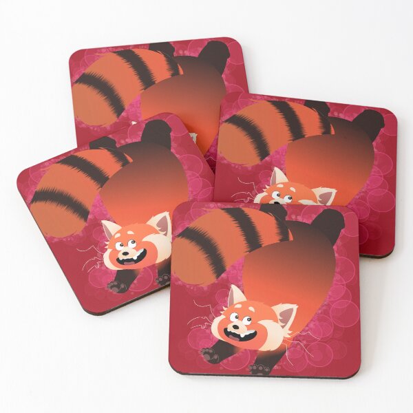 Aperçu de l'œuvre Mei-Mei, panda roux, devient rouge créée et vendue par IzzyFP-Designs.