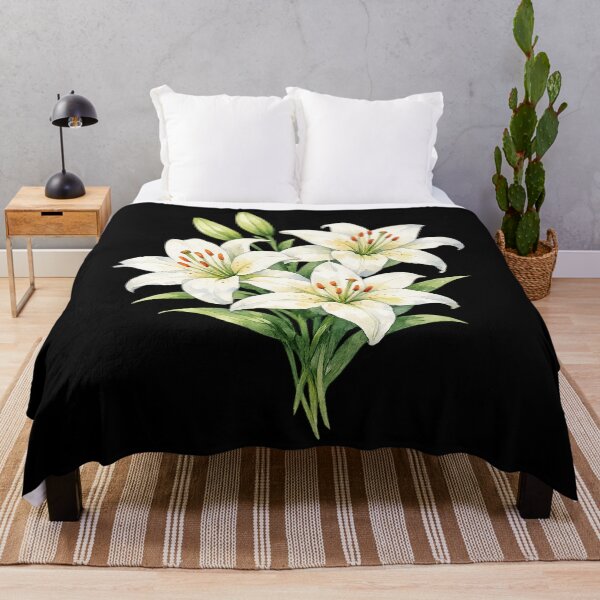 Item preview, Watercolor White Lily designed and sold by odkocreative.