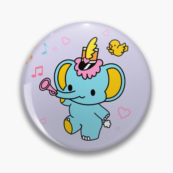 Item preview, Little trumpet-playing elephant designed and sold by Quijote-.