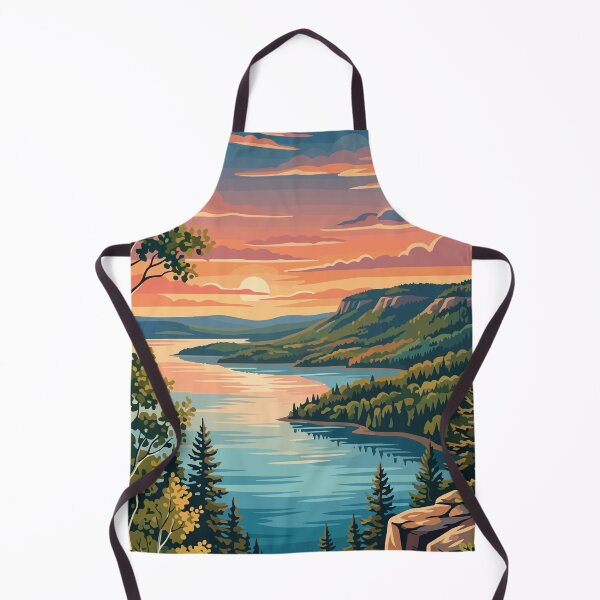 Aperçu de l'œuvre Parc national Riding Mountain Canada Voyage Vintage créée et vendue par RareDeerArt.