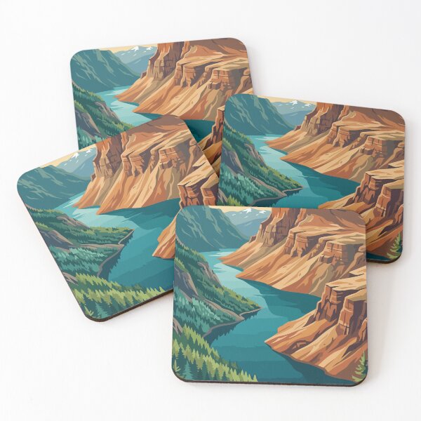Item preview, Gros Morne National Park Canada Travel Vintage designed and sold by RareDeerArt.