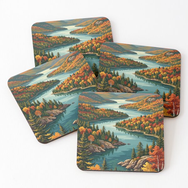 Item preview, La Mauricie National Park Canada Travel Vintage designed and sold by RareDeerArt.