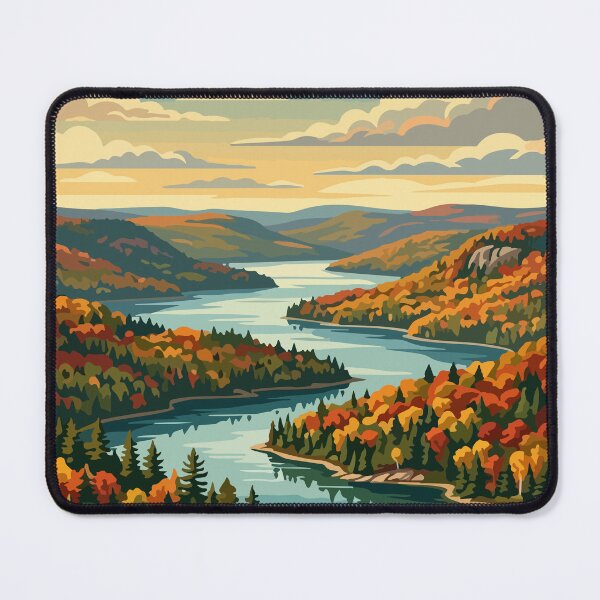 Item preview, La Mauricie National Park Canada Travel Vintage designed and sold by RareDeerArt.