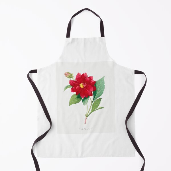 Item preview, Dahlia Flowers Botanical Illustration designed and sold by TheRetroArtRoom.