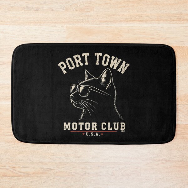 Item preview, Port Town Motor Club Cat designed and sold by lbl-shop.