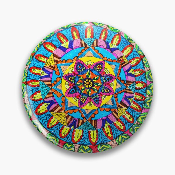 Item preview, Radiant Rainbow Nature Mandala | Colorful Floral & Leaf Sacred Geometry Art | Boho Meditation Illustration designed and sold by Selena.m.studio.
