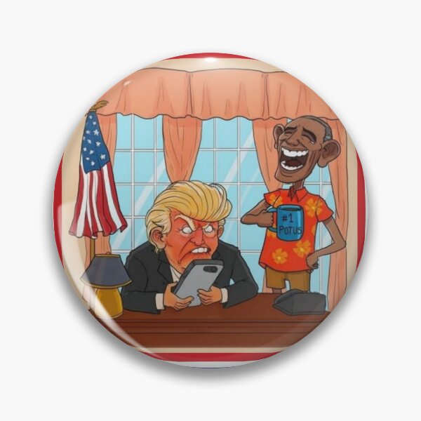 Aperçu de l'œuvre Obama vit dans l'esprit de Trump créée et vendue par Coexist In Tee's .