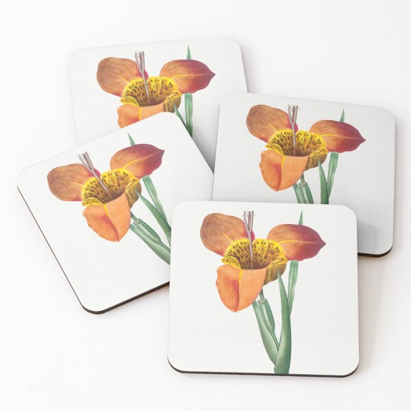Item preview, Tiger Flowers Botanical Illustration designed and sold by TheRetroArtRoom.