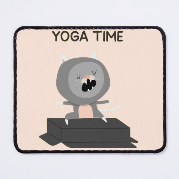 Item preview, Yoga Time Cat Box Meme designed and sold by GenZFashion000.