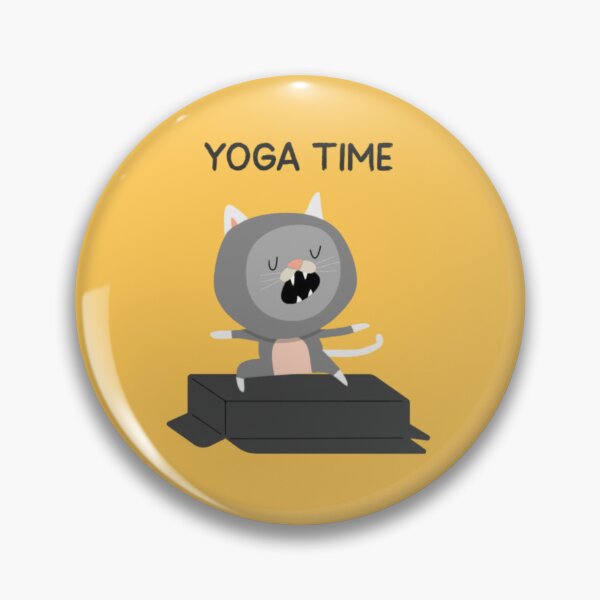 Item preview, Yoga Time Cat Box Meme designed and sold by GenZFashion000.