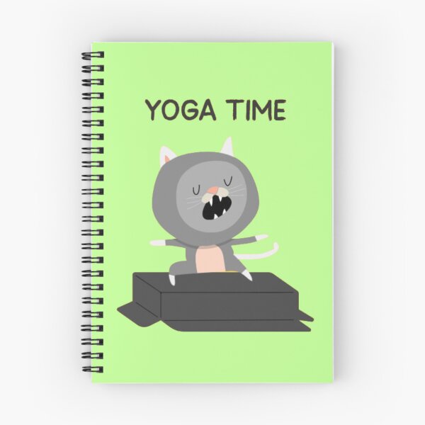 Item preview, Yoga Time Cat Box Meme designed and sold by GenZFashion000.