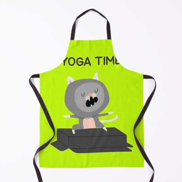 Item preview, Yoga Time Cat Box Meme designed and sold by GenZFashion000.