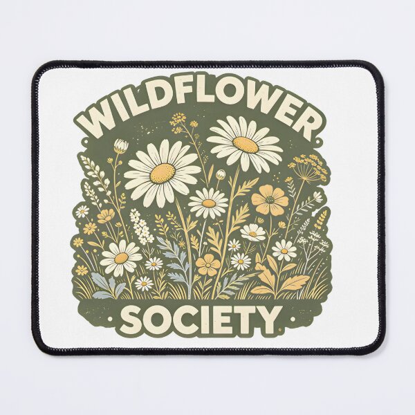 Item preview, Wildflower Society Vintage Botanical T-Shirt Design designed and sold by Spirit of Siam.