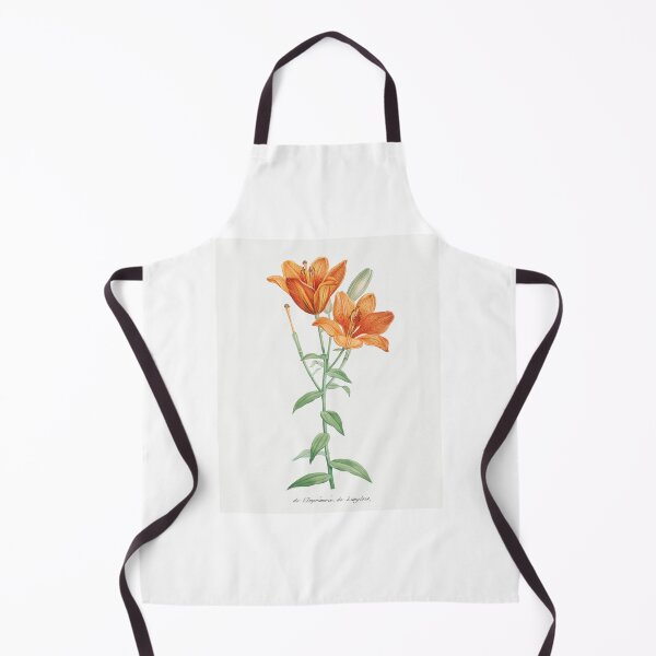 Item preview, Orange Lily Flowers Botanical Illustration designed and sold by TheRetroArtRoom.