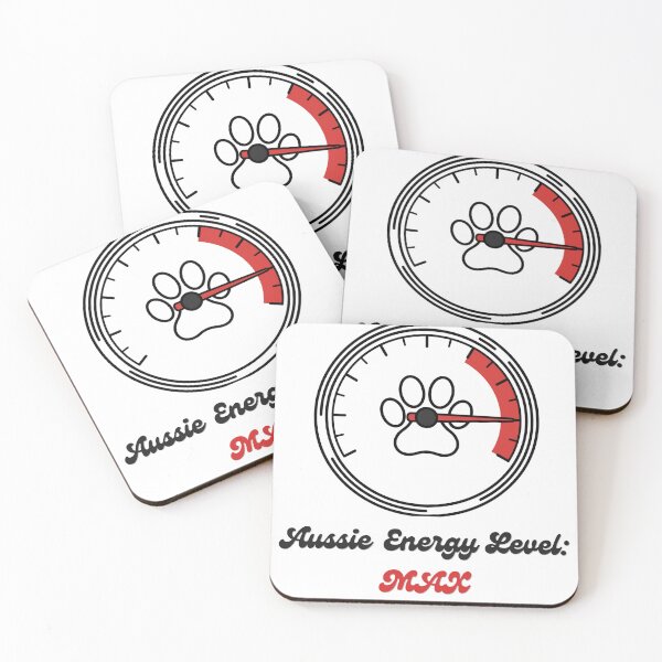 Item preview, Aussie Energy Level Max Funny Australian Shepherd Owner designed and sold by SW Shop.