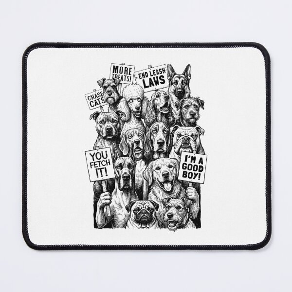 Item preview, Protest Dogs Funny Dog Lover Canine Breeds Veterinarian designed and sold by GrandeDuc.
