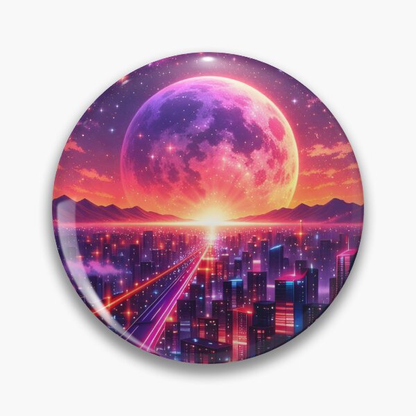 Item preview, Neon Skyline — City of Eternal Light designed and sold by Neo Tokio.