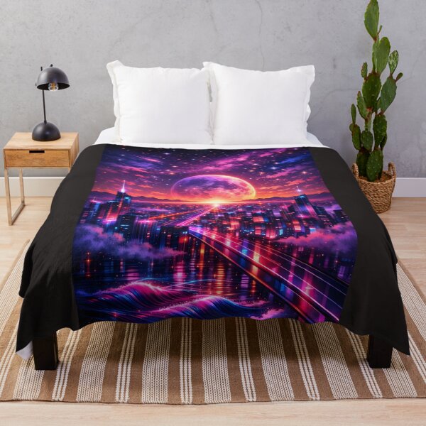 Item preview, Neon Skyline — City of Eternal Light designed and sold by Neo Tokio.