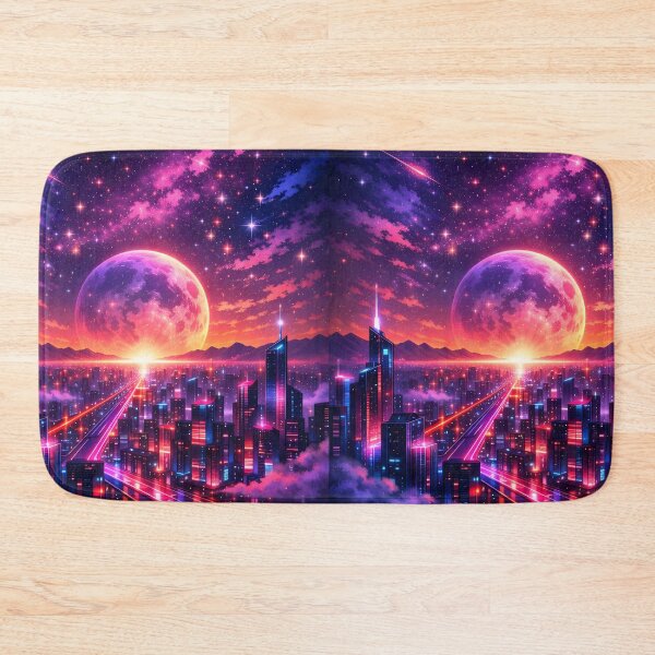 Item preview, Neon Skyline — City of Eternal Light designed and sold by Neo Tokio.