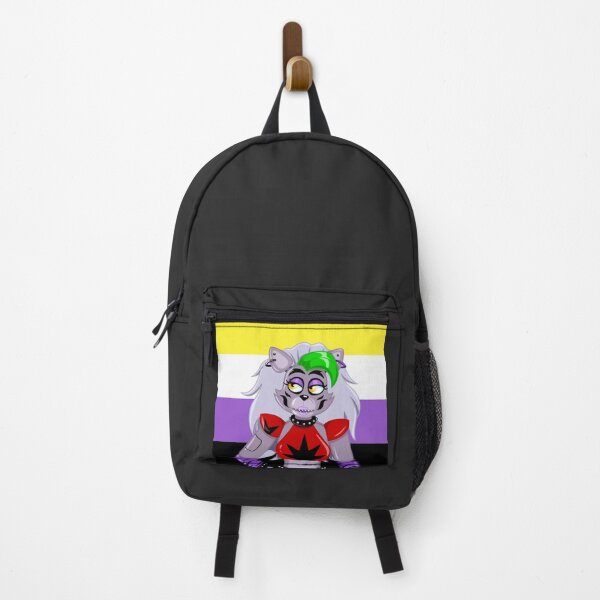 Item preview, FNAF Security Breach Glamrock Roxanne Wolf Non-Binary Pride Halfbody Design designed and sold by IzzyFP-Designs.