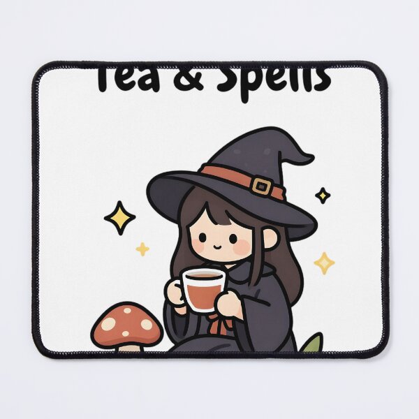 Item preview, Tea & Spells | Cute Cozy Witch Kawaii Halloween T-Shirt designed and sold by AVINN-SENPAI.