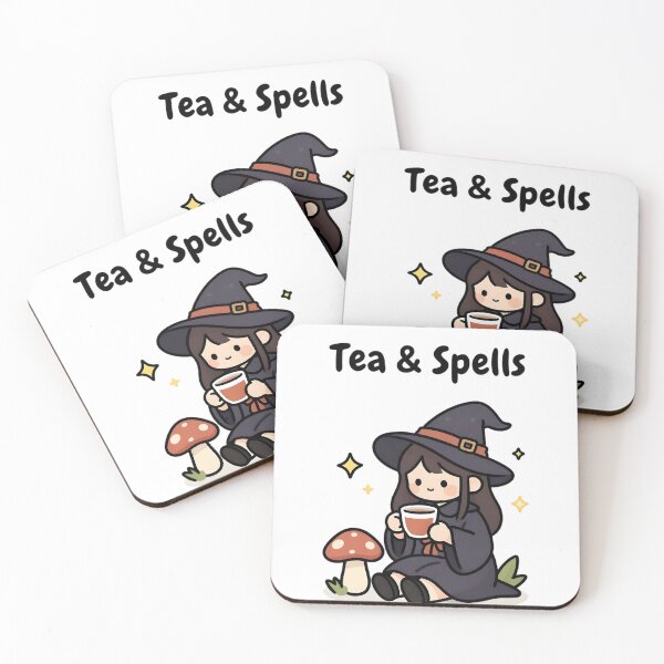 Item preview, Tea & Spells | Cute Cozy Witch Kawaii Halloween T-Shirt designed and sold by AVINN-SENPAI.