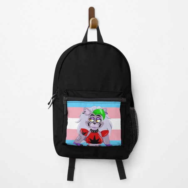 Item preview, FNAF Security Breach Glamrock Roxanne Wolf Transgender Pride Halfbody Design designed and sold by IzzyFP-Designs.