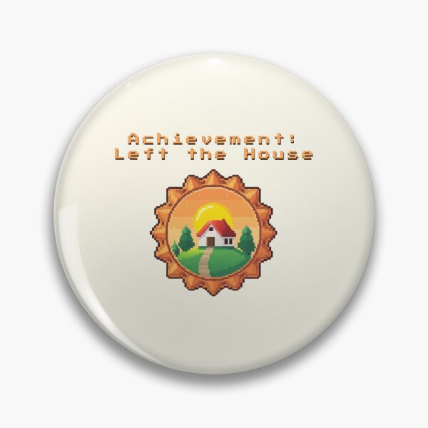 Item preview, Achievement: Left the House - Cute Pun | TeeHee Puns Funny Design designed and sold by TeeHee Puns.