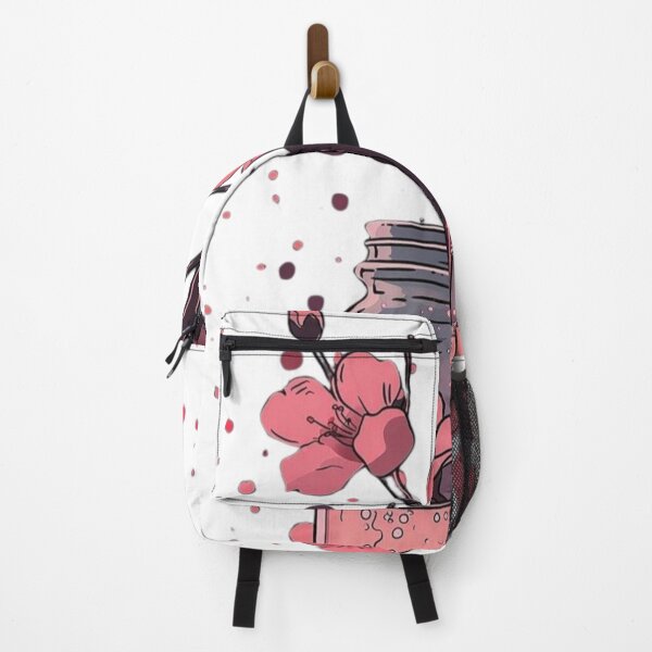 Item preview, Japanese Sakura Flowers in Glass Bottle Aesthetic Watercolor Art Vintage Cherry Blossom Illustration designed and sold by ZyloPrints.