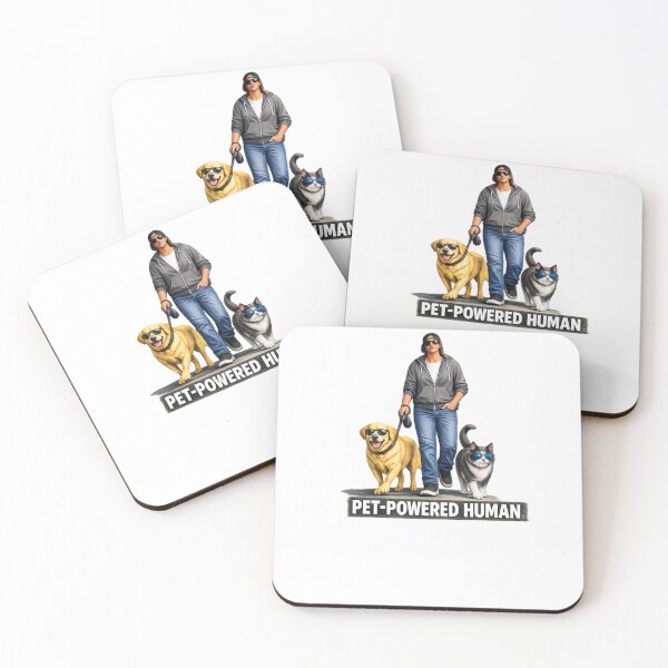 Item preview, Pet‑Powered Human – Funny Animal Lover Tee designed and sold by Lunaraluxy.