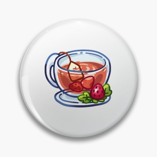 Item preview, Strawberry Hamster in Tea Cup Kawaii Art designed and sold by StrawberHamster.