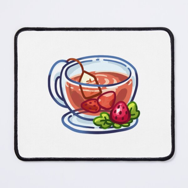 Item preview, Strawberry Hamster in Tea Cup Kawaii Art designed and sold by StrawberHamster.