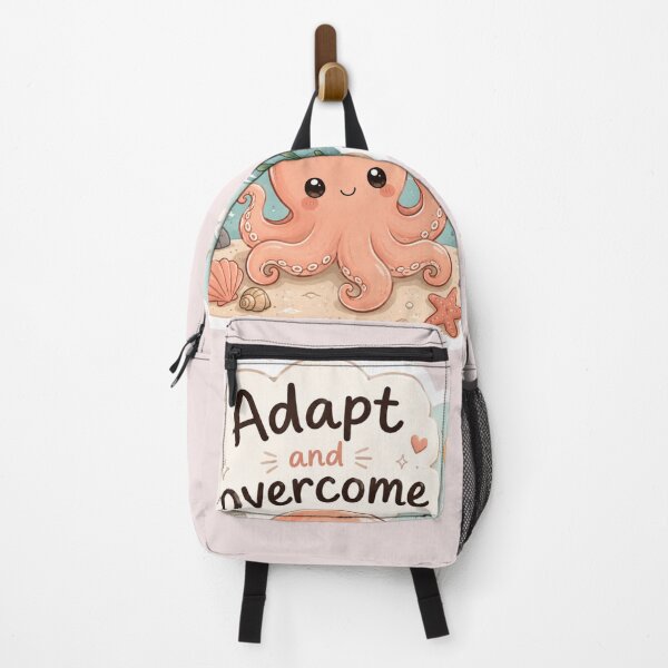 Item preview, Adapt and Overcome Cute Octopus Sticker designed and sold by Snikdha.