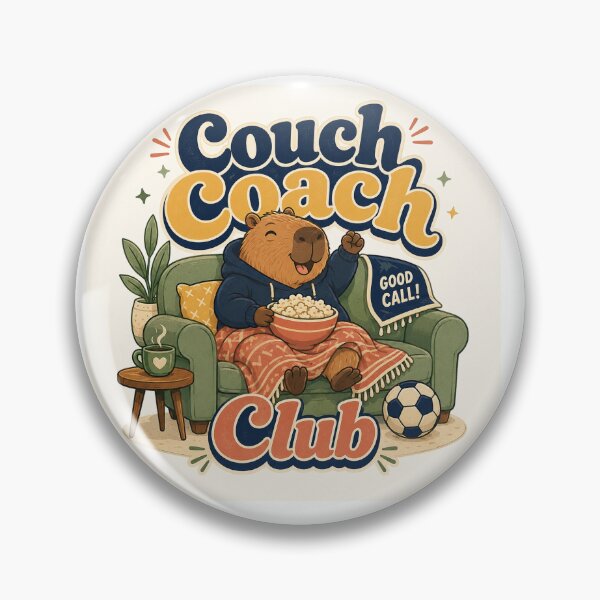 Item preview, Cozy Capybara Couch Coach Club designed and sold by MohamedAbozaid1.