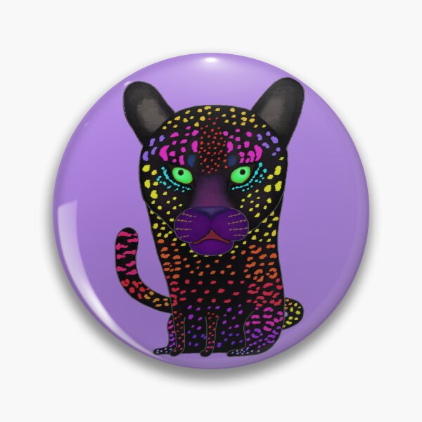 Item preview, Glaring Black Leopard designed and sold by TamaAnimalArt.