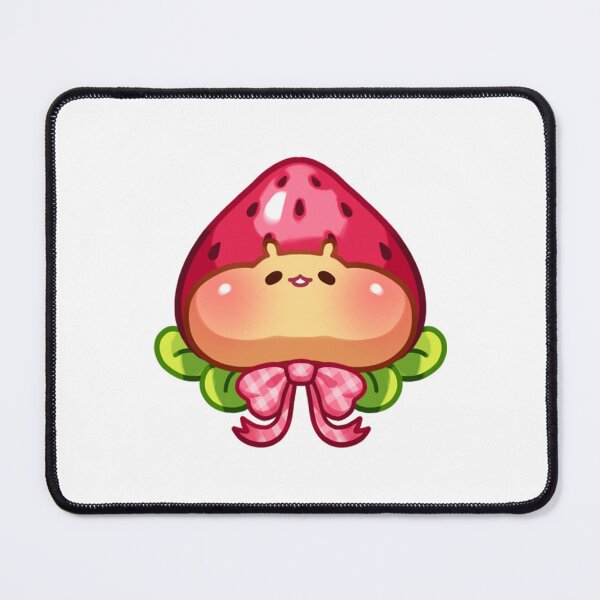 Item preview, Cute Baby Hamster with Strawberry Hat Art designed and sold by StrawberHamster.